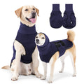 ODSSTAIPS Dog Anxiety Hoodie Vest with Head Cover - Calming Thunder Jacket for Dogs