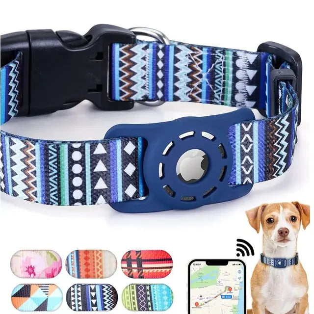 Digital Printing Collar for Apple AirTag - Pet Accessories