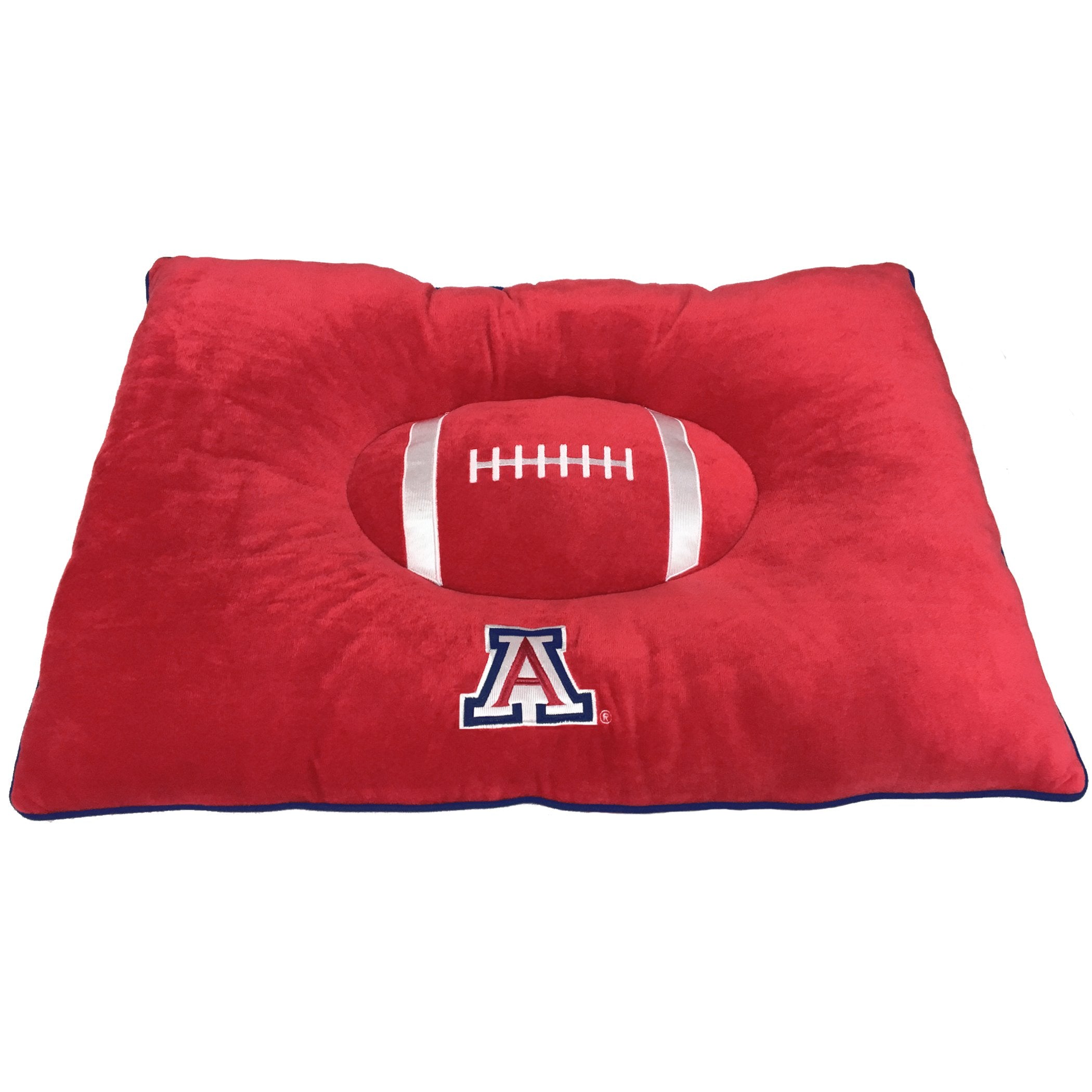 Pets First NCAA PET Bed- Arizona Wildcats Soft & Cozy Plush Pillow Bed. - Sports Dog Bed. Cuddle Warm Collegiate Mattress Bed for Cats & Dogs