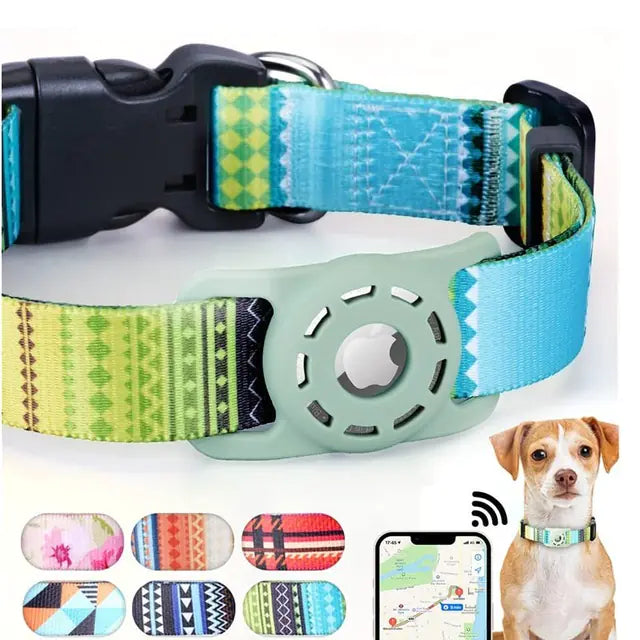 Digital Printing Collar for Apple AirTag - Pet Accessories