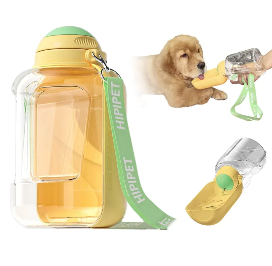 2-in-1 Portable Pet Water and Food Bottle
