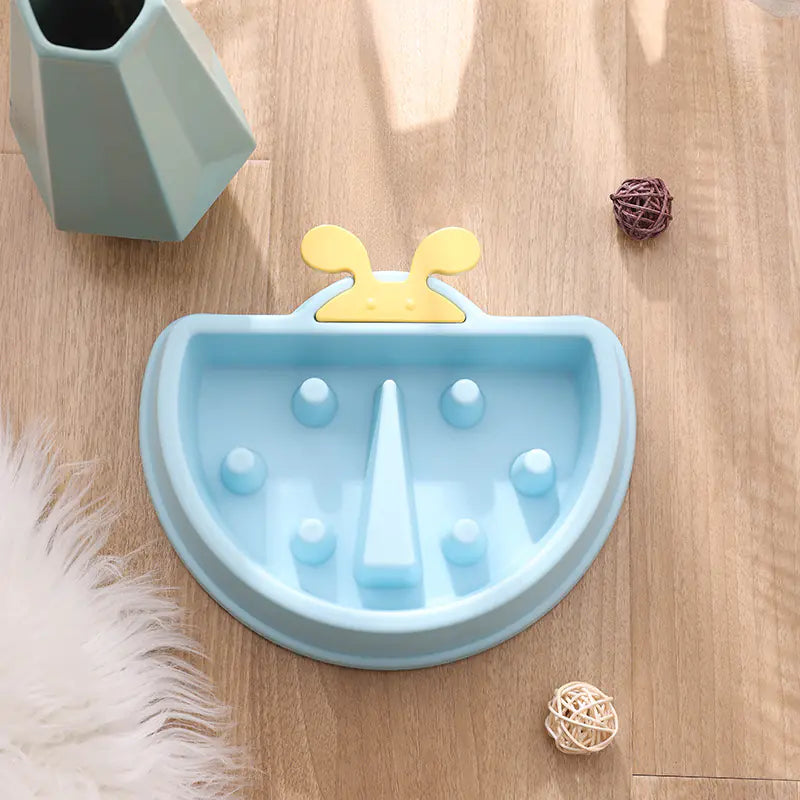 Ladybug Dog Bowl - Anti-choking Slow Feeder for Pets