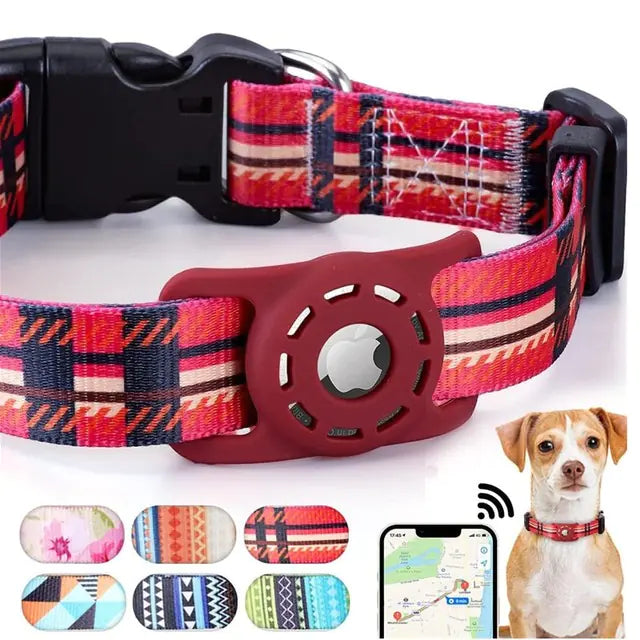 Digital Printing Collar for Apple AirTag - Pet Accessories