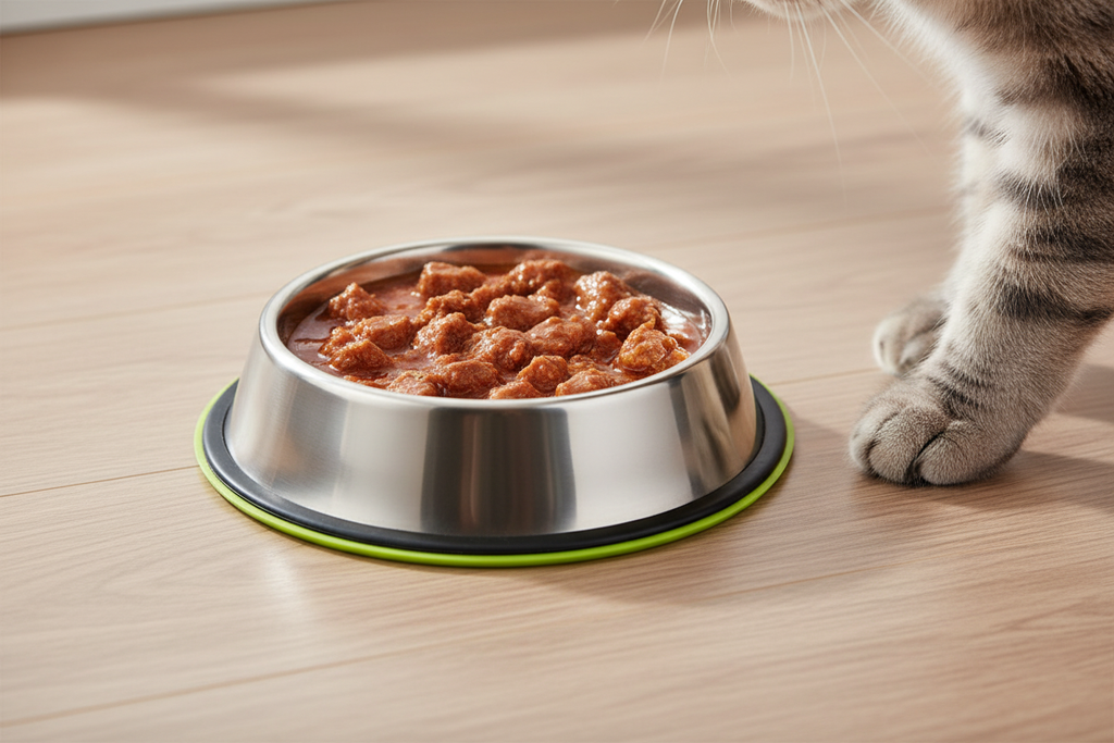 Cat Bowl Set - Close Up