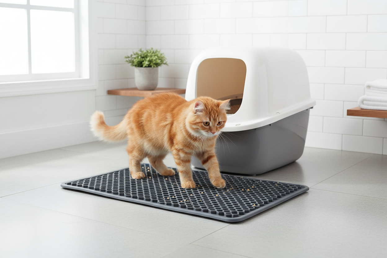 Cat Litter Mat Lifestyle