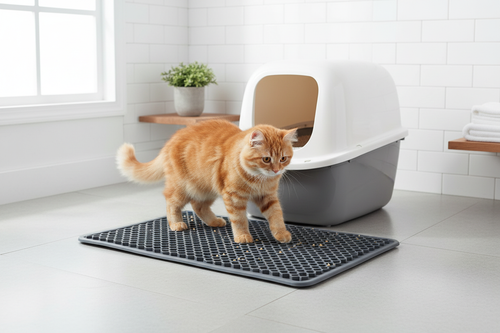Cat Litter Mat Lifestyle