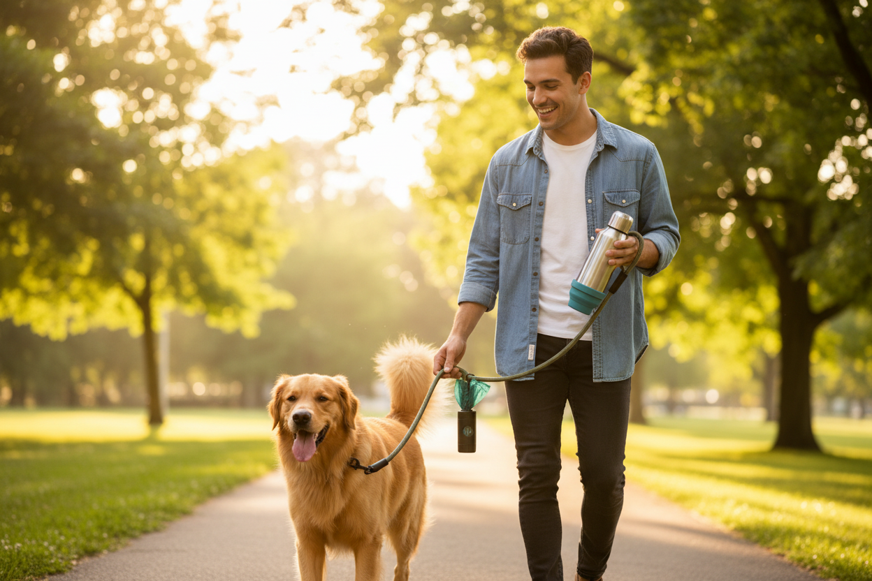 Dog Walking Essentials Pack Lifestyle
