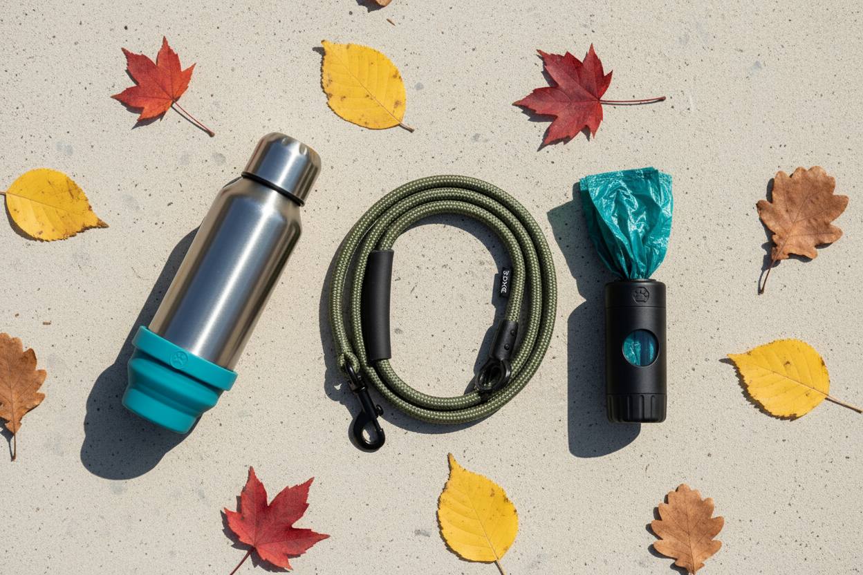 Dog Walking Pack - Flat Lay