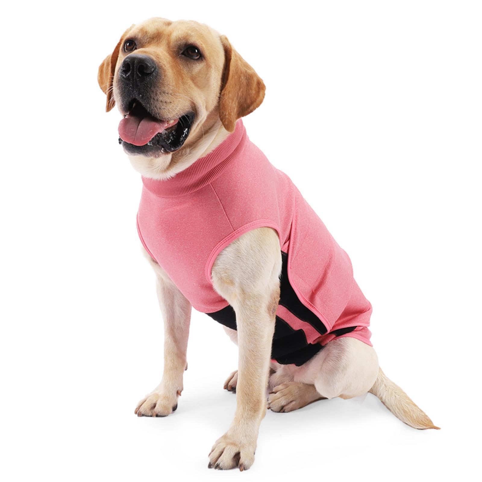 ODSSTAIPS Dog Anxiety Vest Thunder Vest for Dogs Anxiety Dog Thunder Jacket Anxiety Calming Vest Comfort Anxiety Vest for Dogs Dog Anxiety Relief Coat for ThunderstormTravel and Vet Visits Pink XS