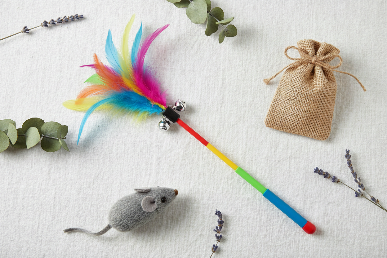 Feather Wand - Flat Lay