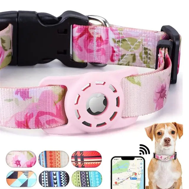 Digital Printing Collar for Apple AirTag - Pet Accessories