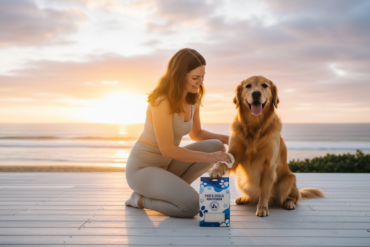 Pet Grooming Wipes - Beach House Golden Hour