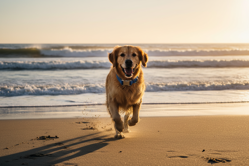 Premium Dog Collar - Beach Run