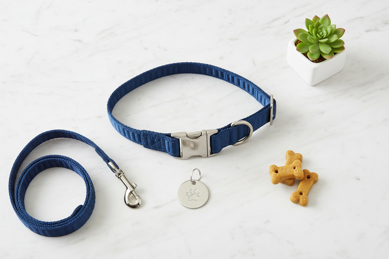 Premium Dog Collar - Flat Lay