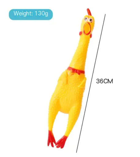 Creative Vocal Chicken Dog Toy for Teeth Grinding