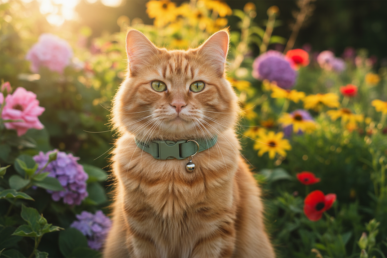 Safety Cat Collar - Garden