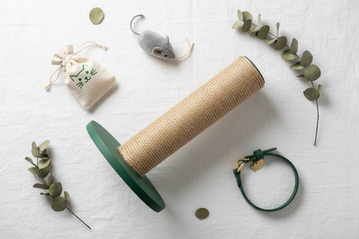 Sisal Scratching Post - Flat Lay