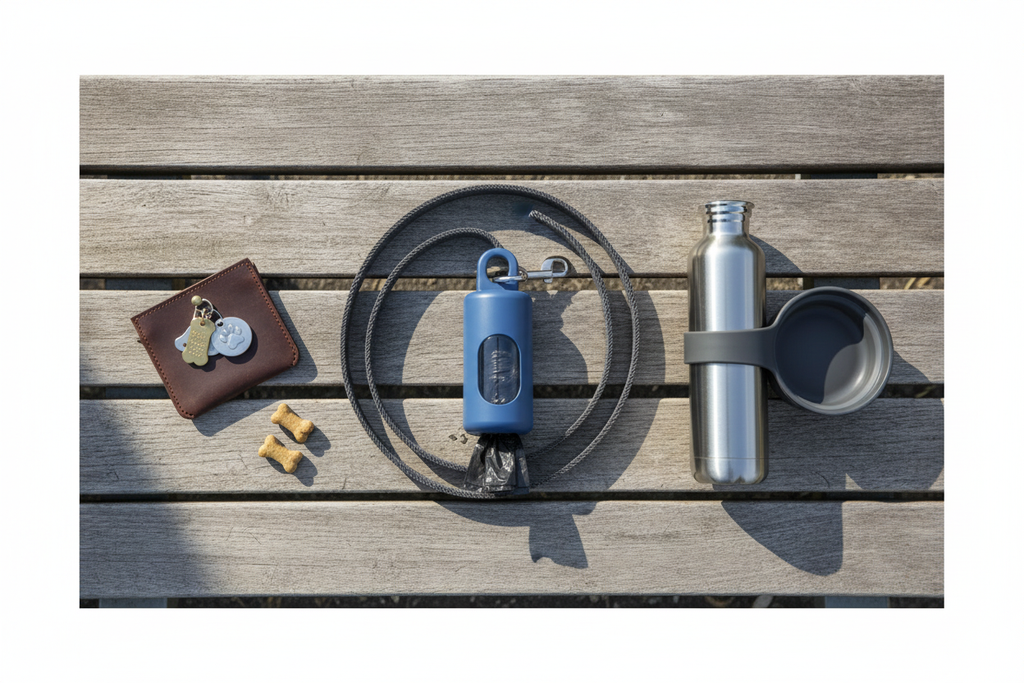 Waste Bag Dispenser - Flat Lay