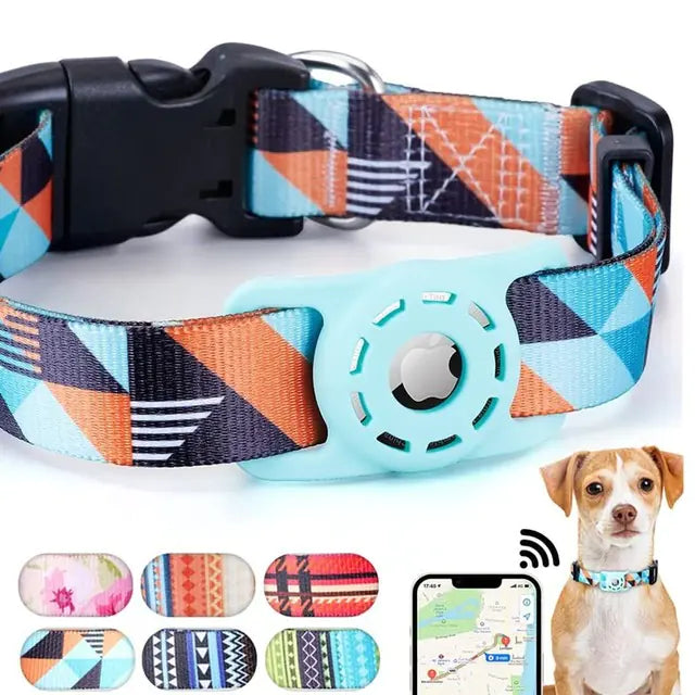 Digital Printing Collar for Apple AirTag - Pet Accessories